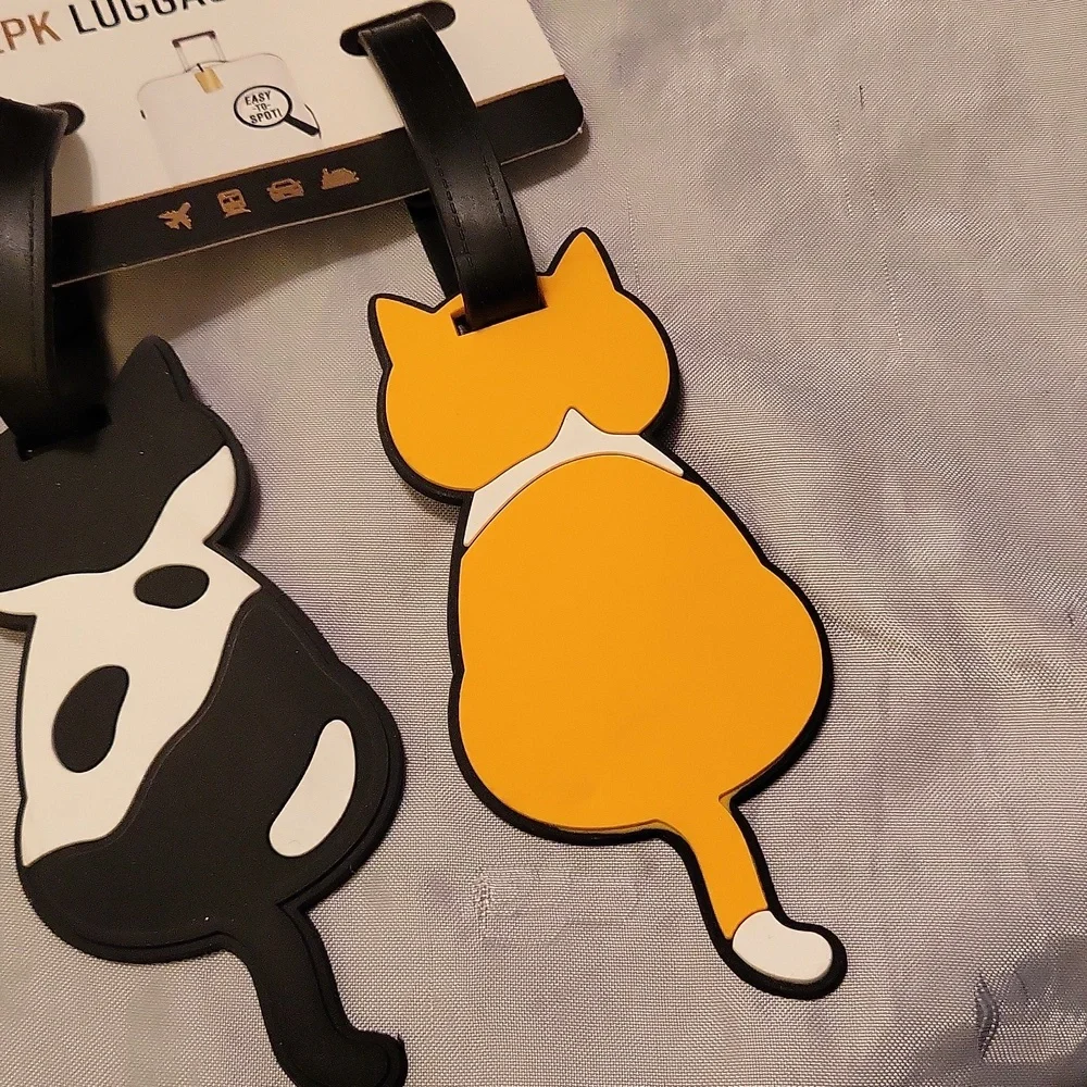 Cat 🐈 luggage tag 2pc set
